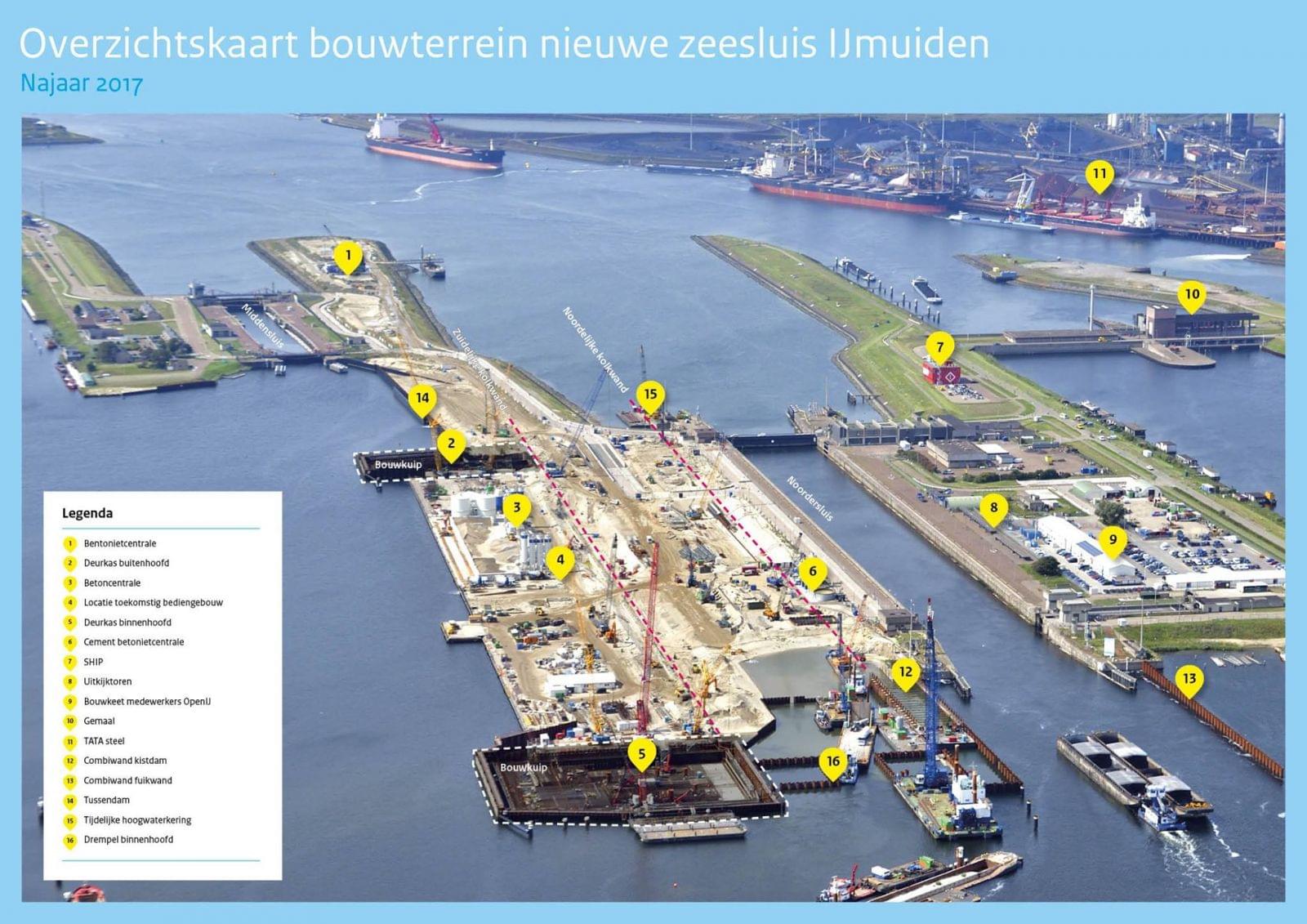 Overzichtskaart werkzaamheden zeesluis IJmuiden(1)